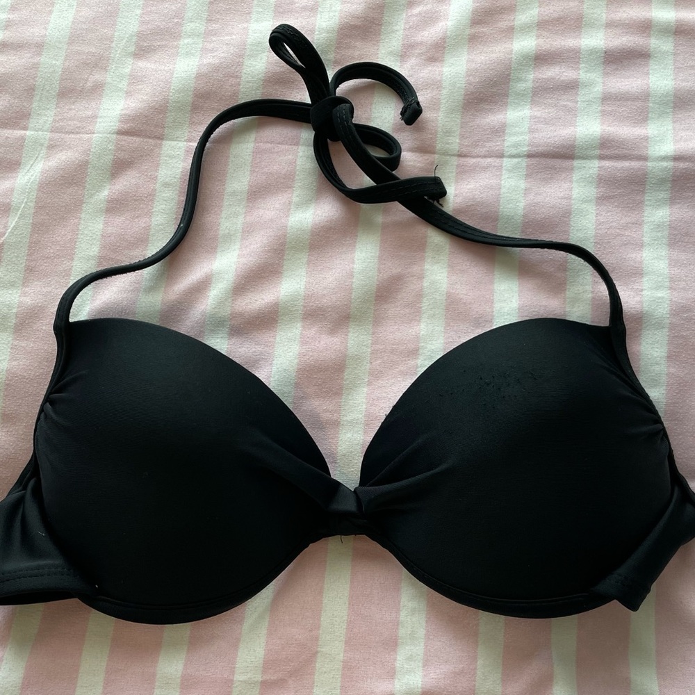 Xhilaration Black Push Up Bikini Top